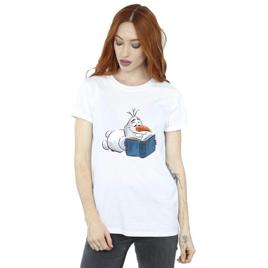 Disney Frozen Olaf Reading T-Shirt  