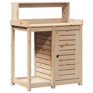 VidaXL Table d'empotage bois de pin  