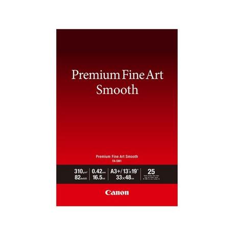 Canon CANON Premium Paper 310g A3+ FASM1A3+ Fine Art Smooth 25 Blatt  