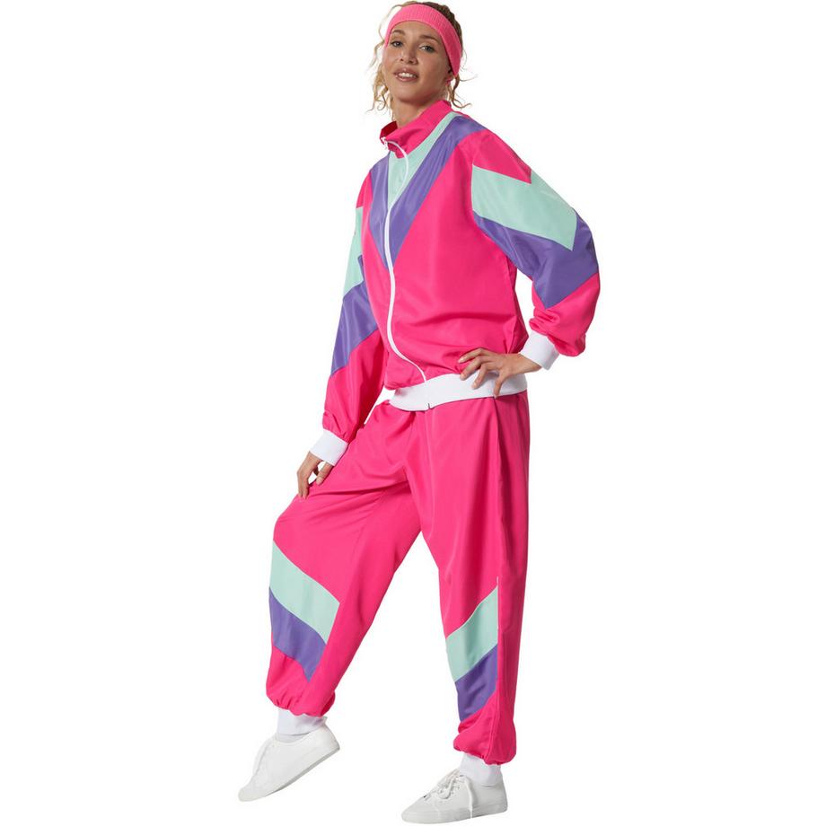 Tectake  kostüm  Retro 80er 90er Jahre Jogginganzug 