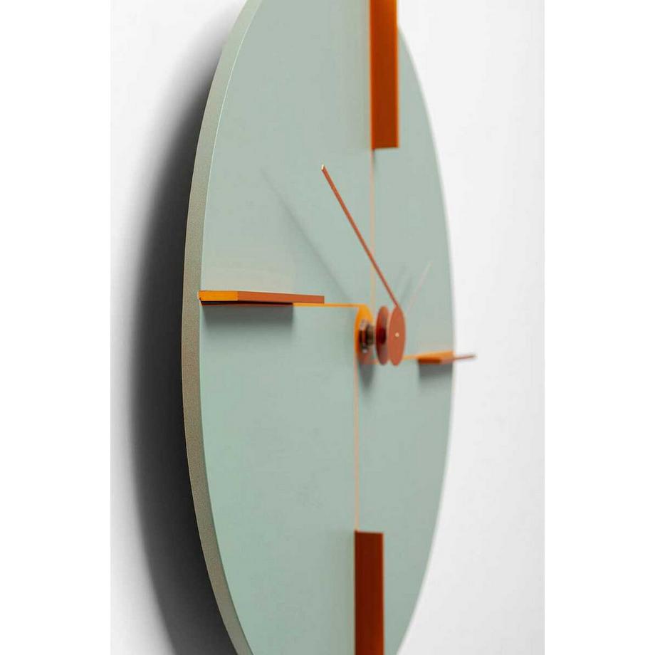 KARE Design Horloge murale Felice vert rond 30  