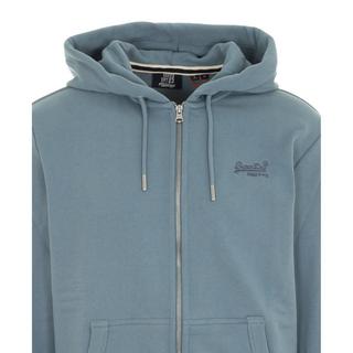 Superdry  sweatshirt à capuche zippé essential logo 