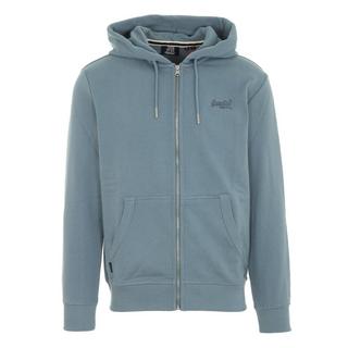 Superdry  sweatshirt à capuche zippé essential logo 