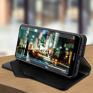 Avizar  Flip Bookcover Nokia 7.1 Schwarz 