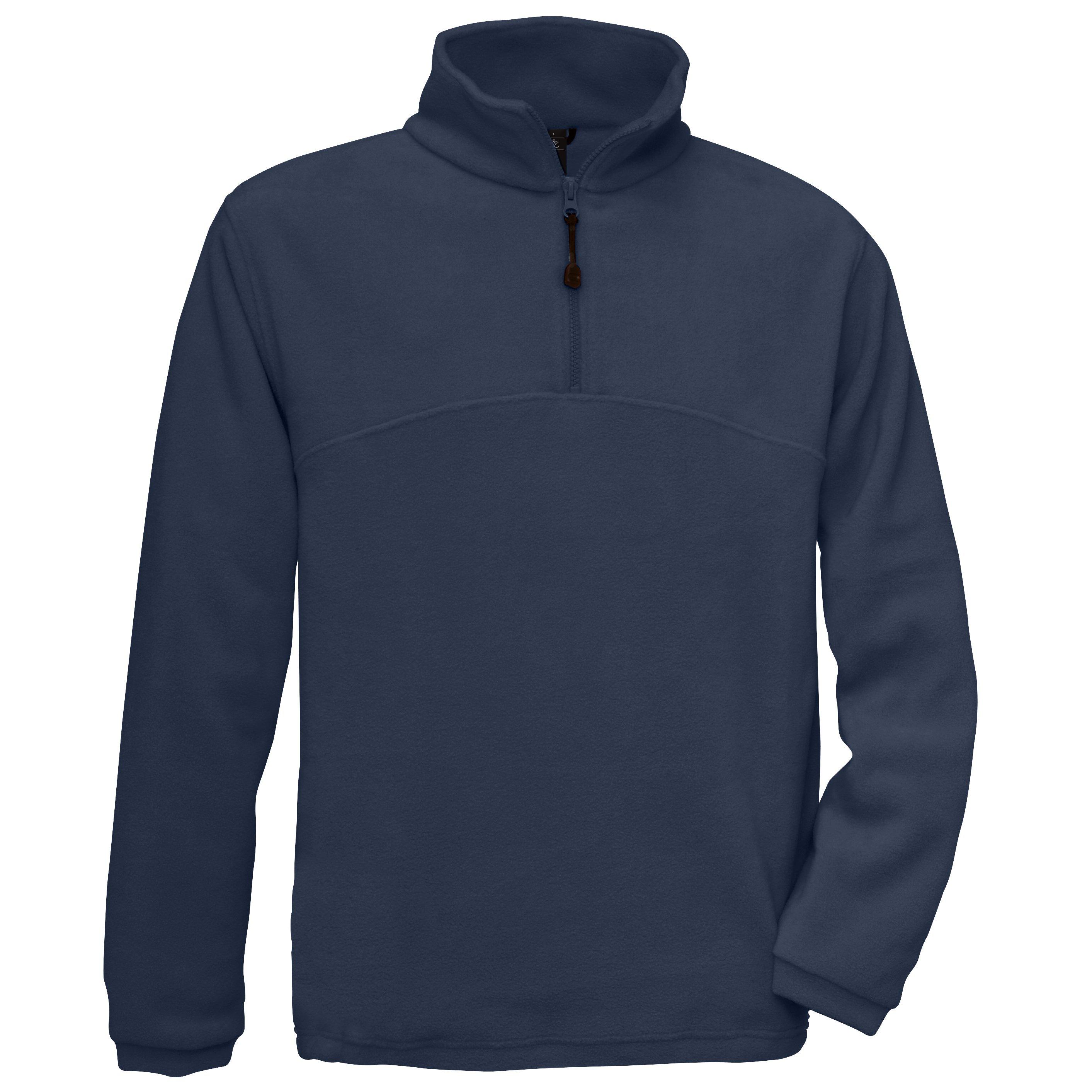 Image of B&c Fleece Top Higlander+, 14 Zip Herren Marine 3XL