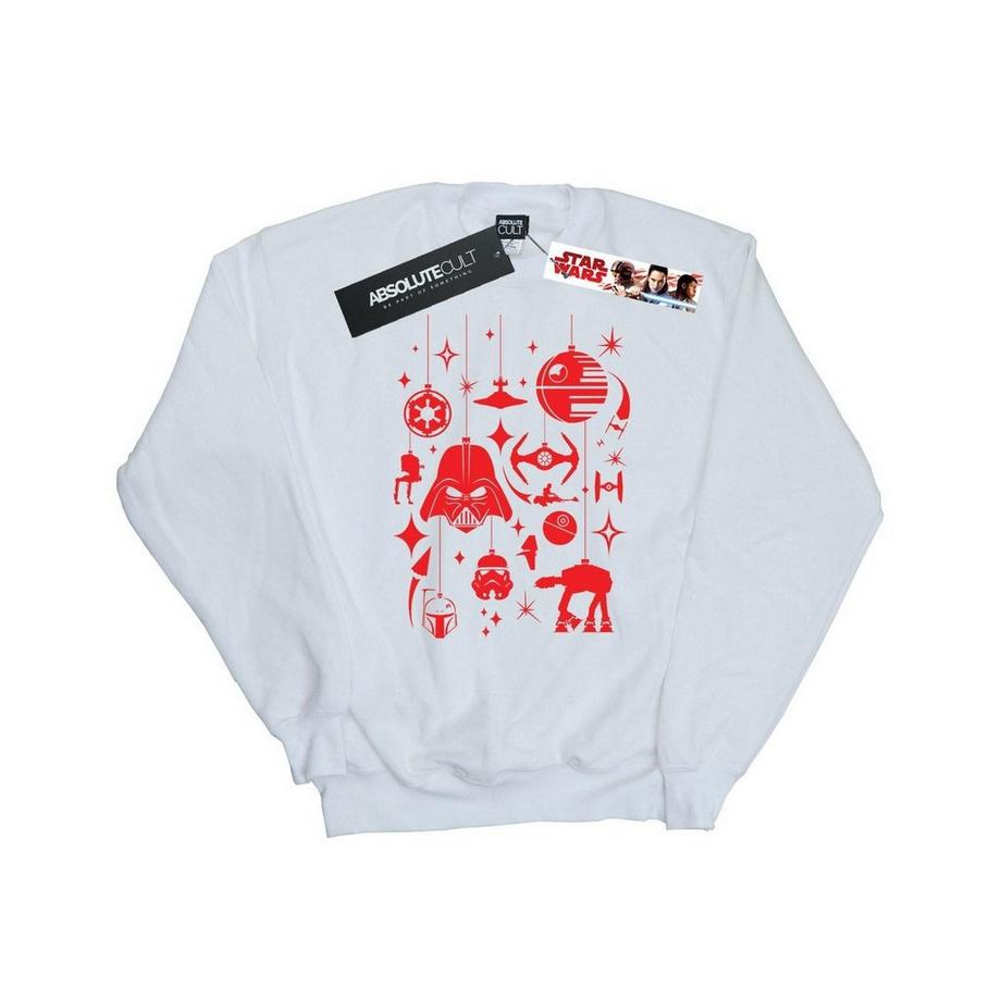 STAR WARS Star Wars Christmas Ornaments Slim Fit Sweatshirt  