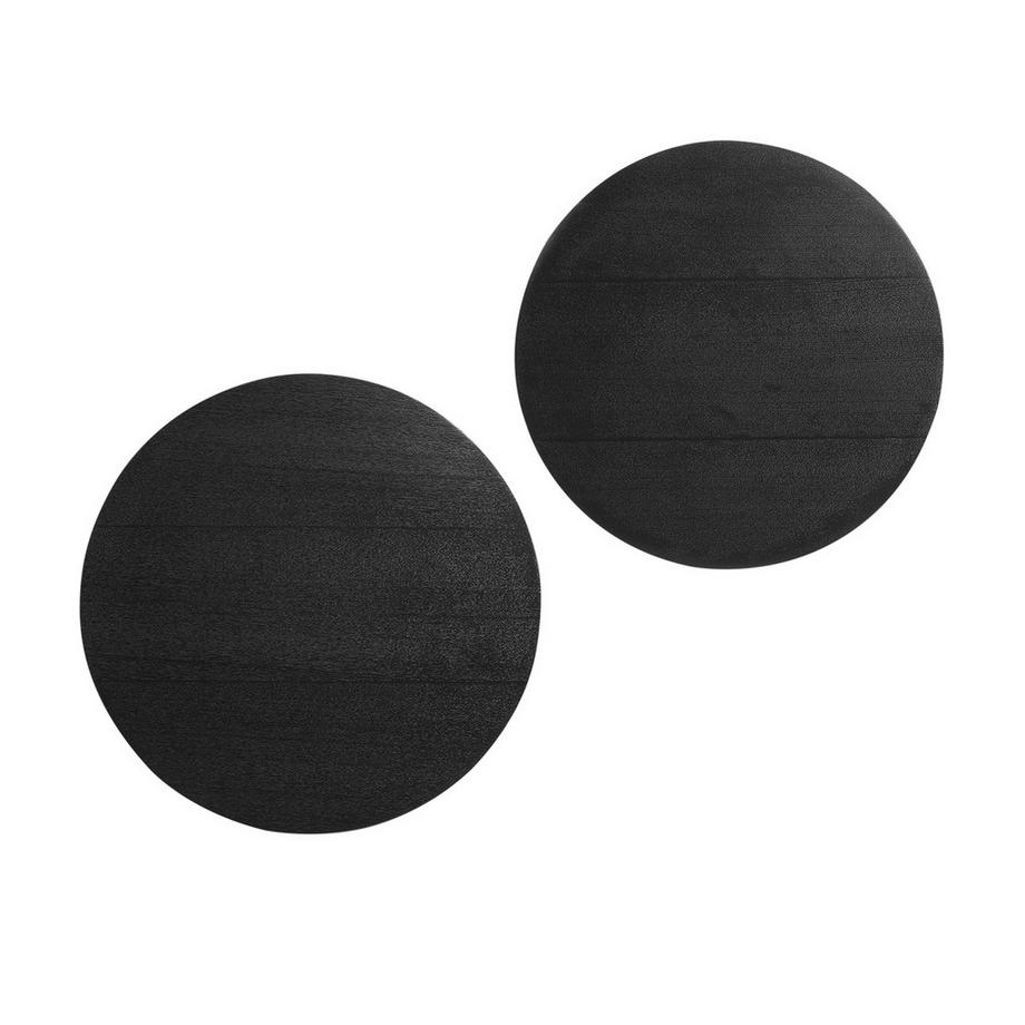 mutoni Tavolino Solstice nero (set di 2)  