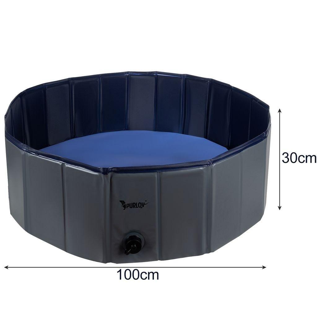 Northio  Piscina pieghevole per cani - 100 x 30 cm 