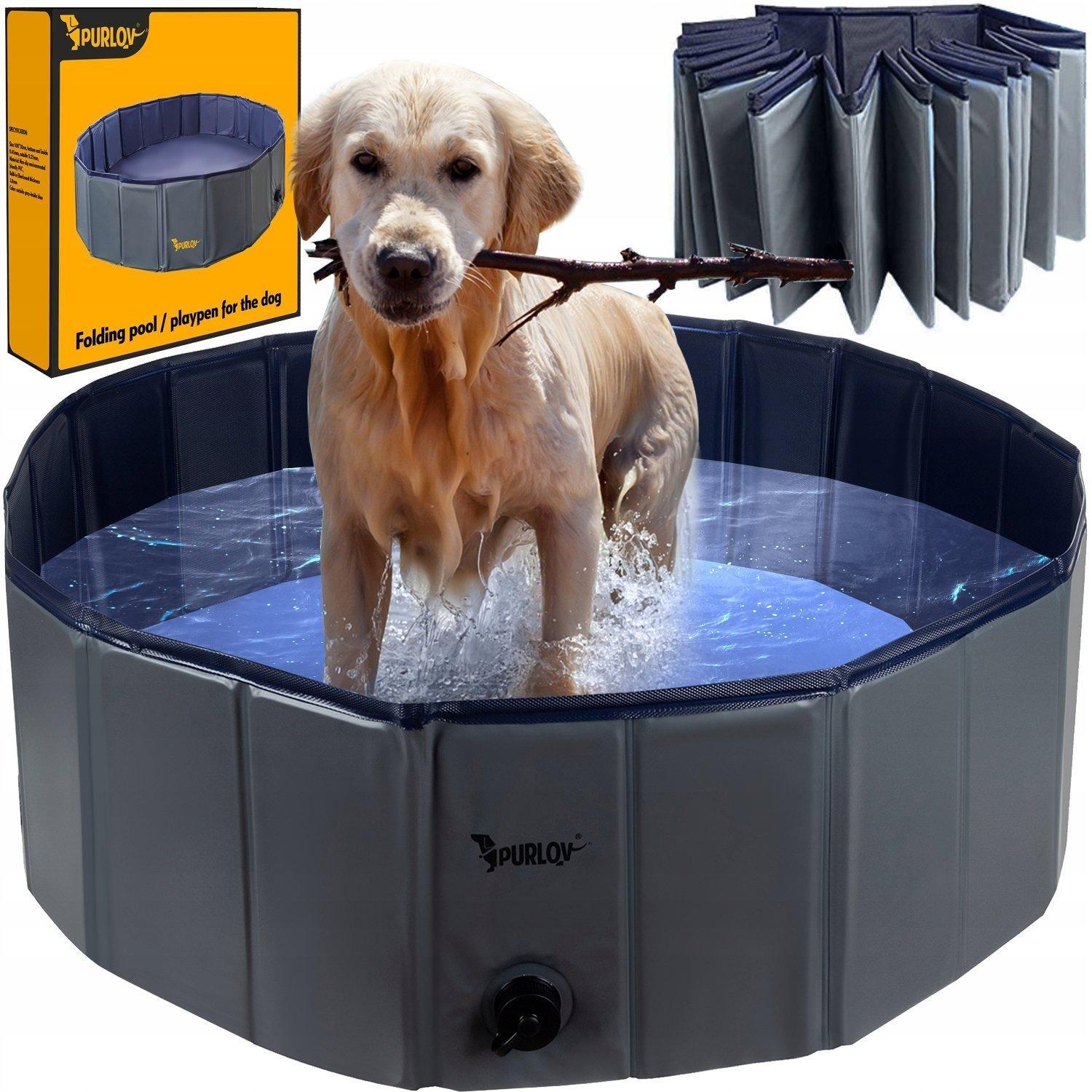 Northio  Piscina pieghevole per cani - 100 x 30 cm 