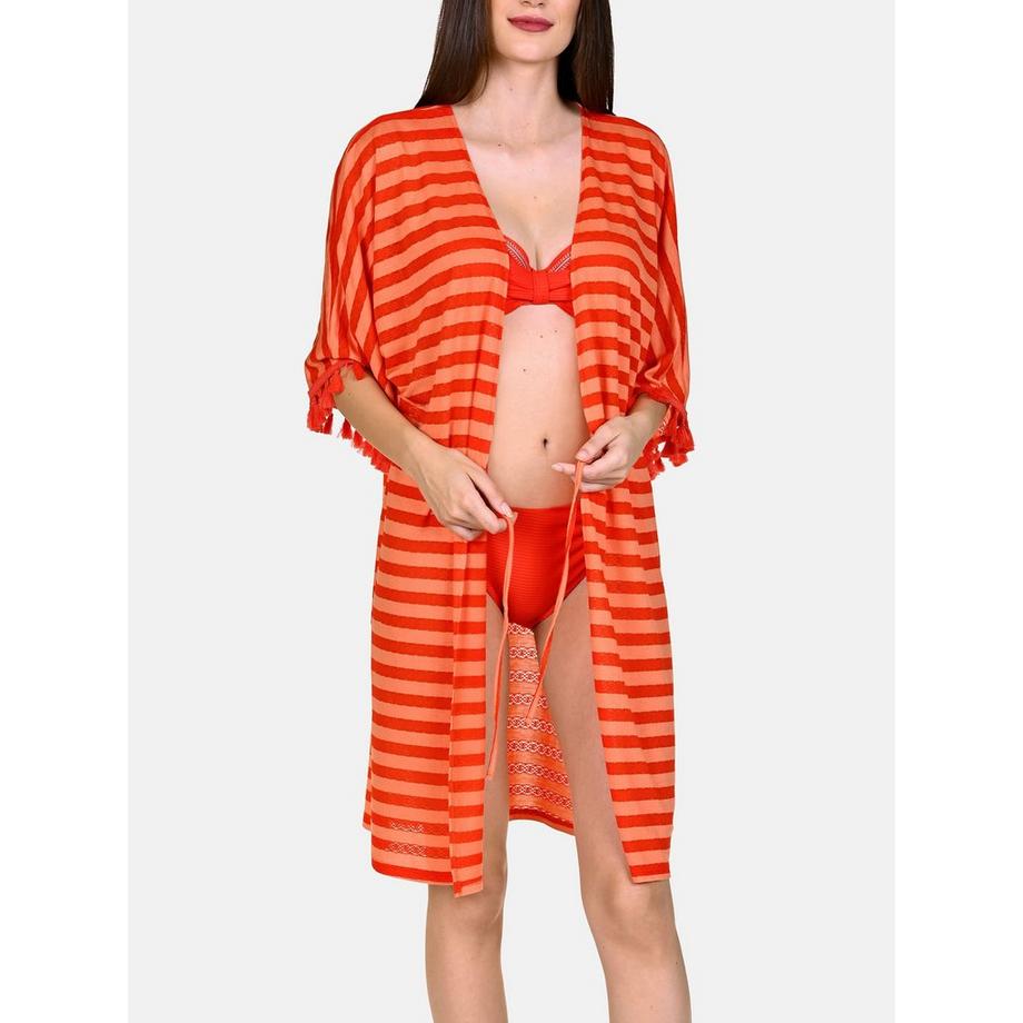 Halbe Ärmel offene Strandtunika Itala Marina