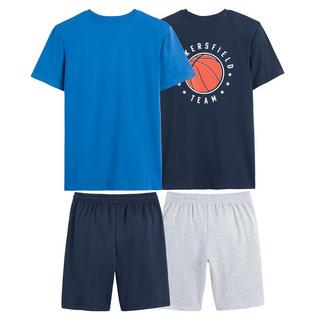 La Redoute Collections  Lot de 2 pyjashorts imprimé basketball 