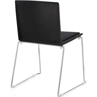 mutoni Chaise Giulia chrome noir  