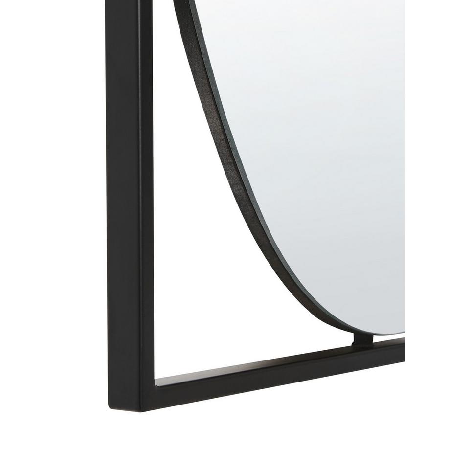 Beliani Wandspiegel aus Eisen Industriell NIBELLE  