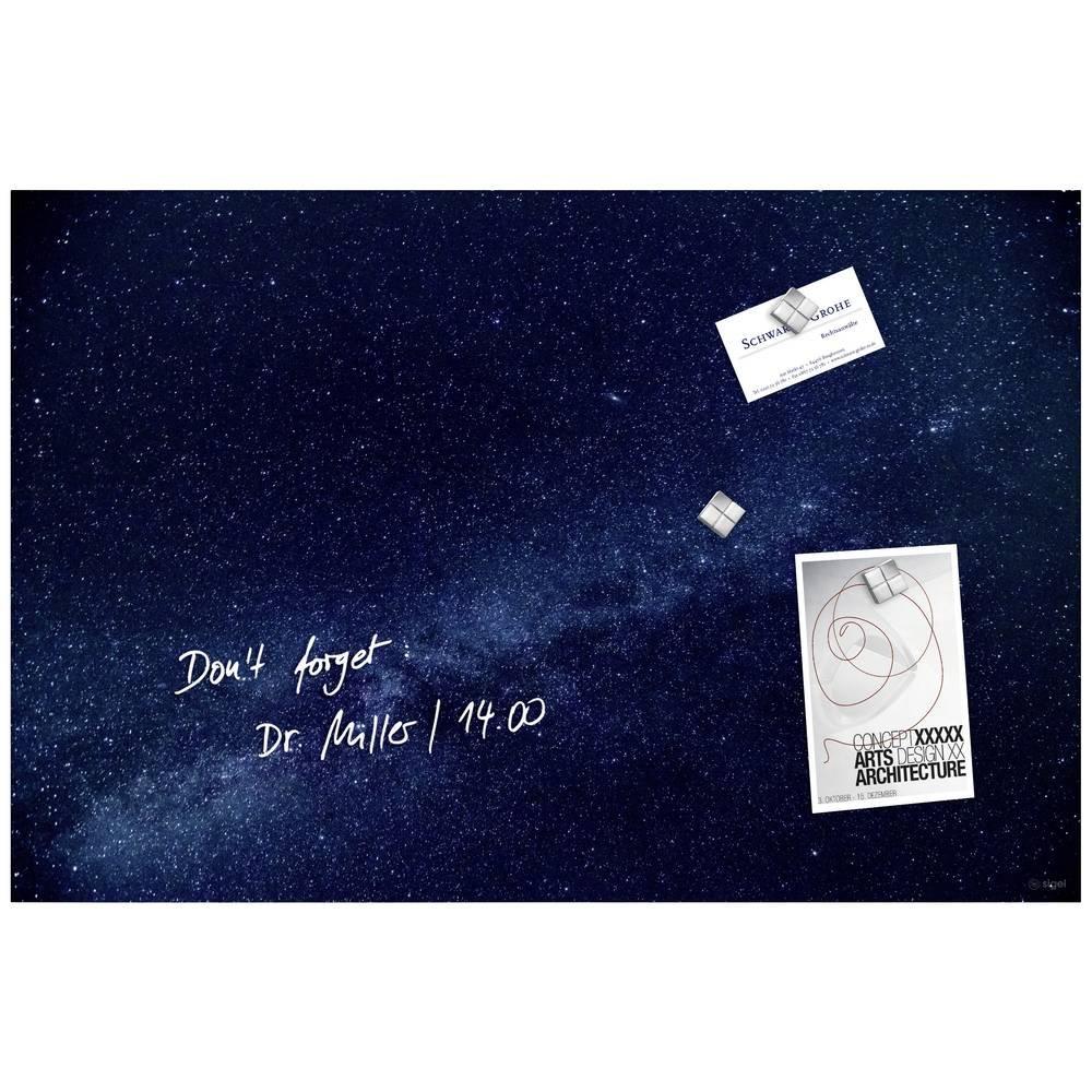 Image of Glas-magnettafel Artverum - Design Galaxy - 60 X 40 Cm - - Sicherheitsglas (esg) - Tüv-geprüft Unisex Blau ONE SIZE