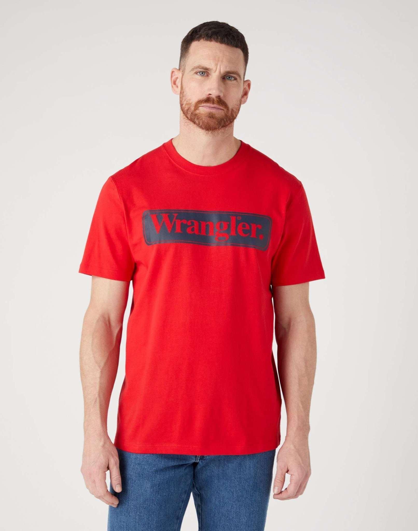 Image of T-shirts Tee Herren Rot Bunt S
