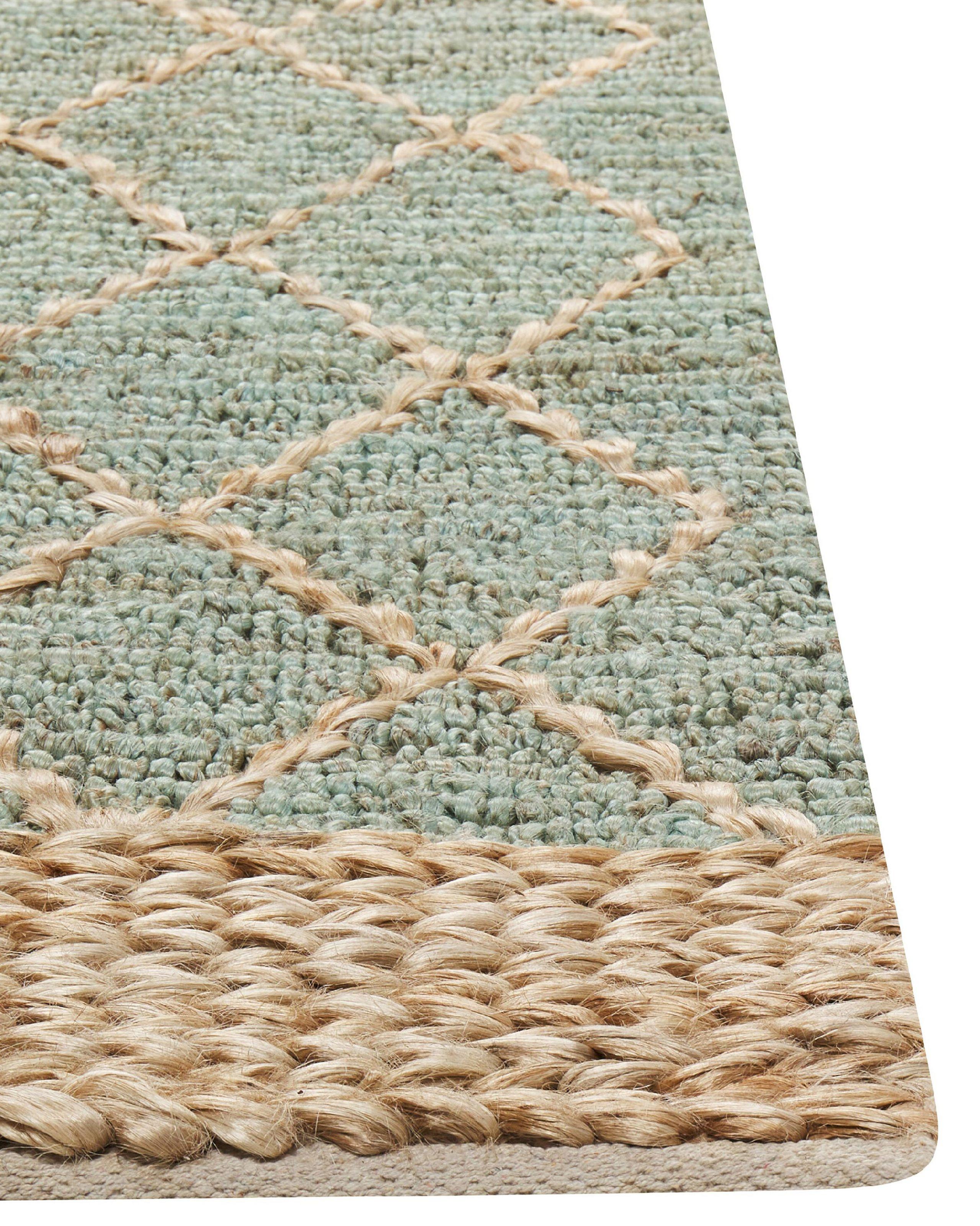 Beliani Tapis en Jute Boho TELLIKAYA  