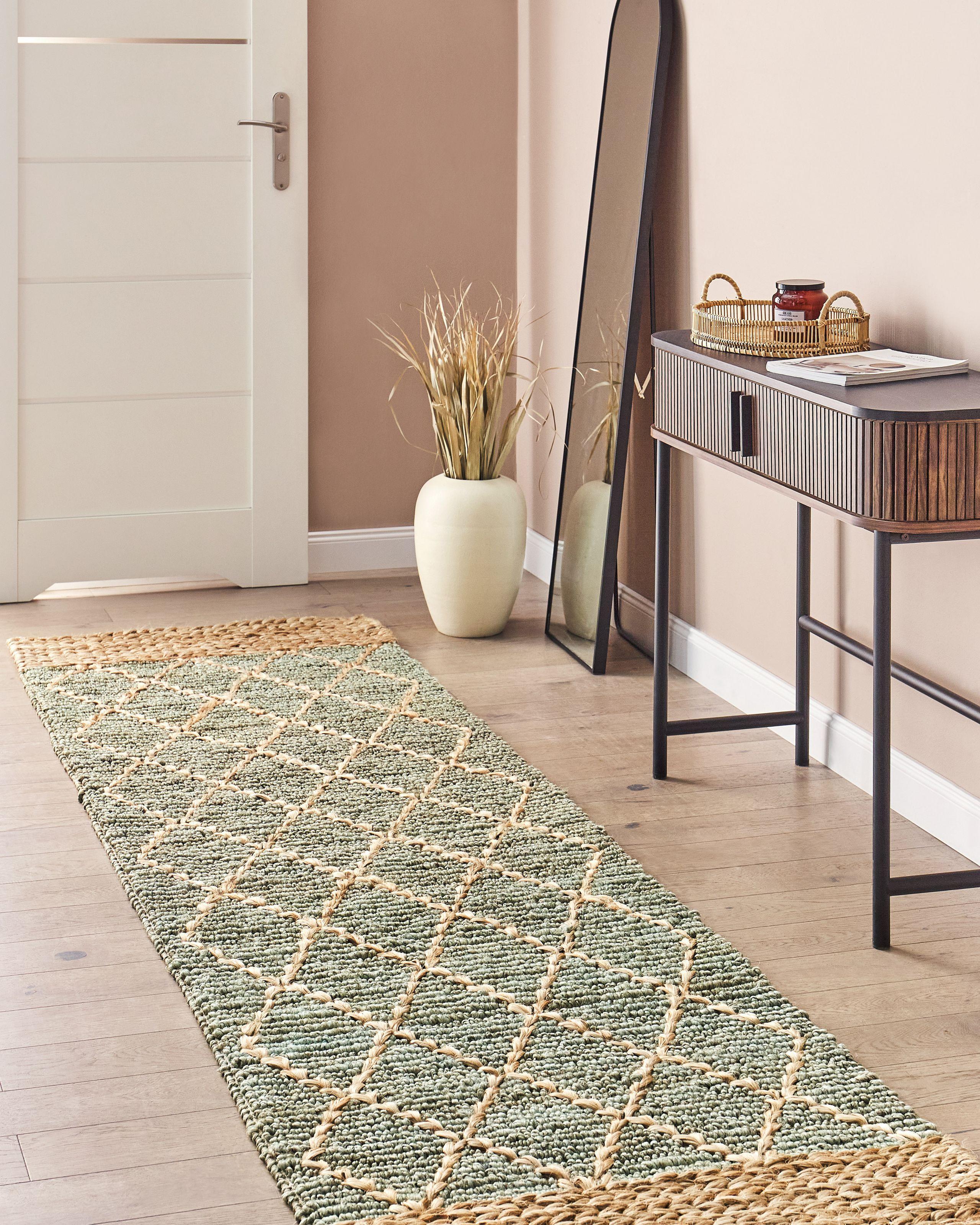 Beliani Tapis en Jute Boho TELLIKAYA  