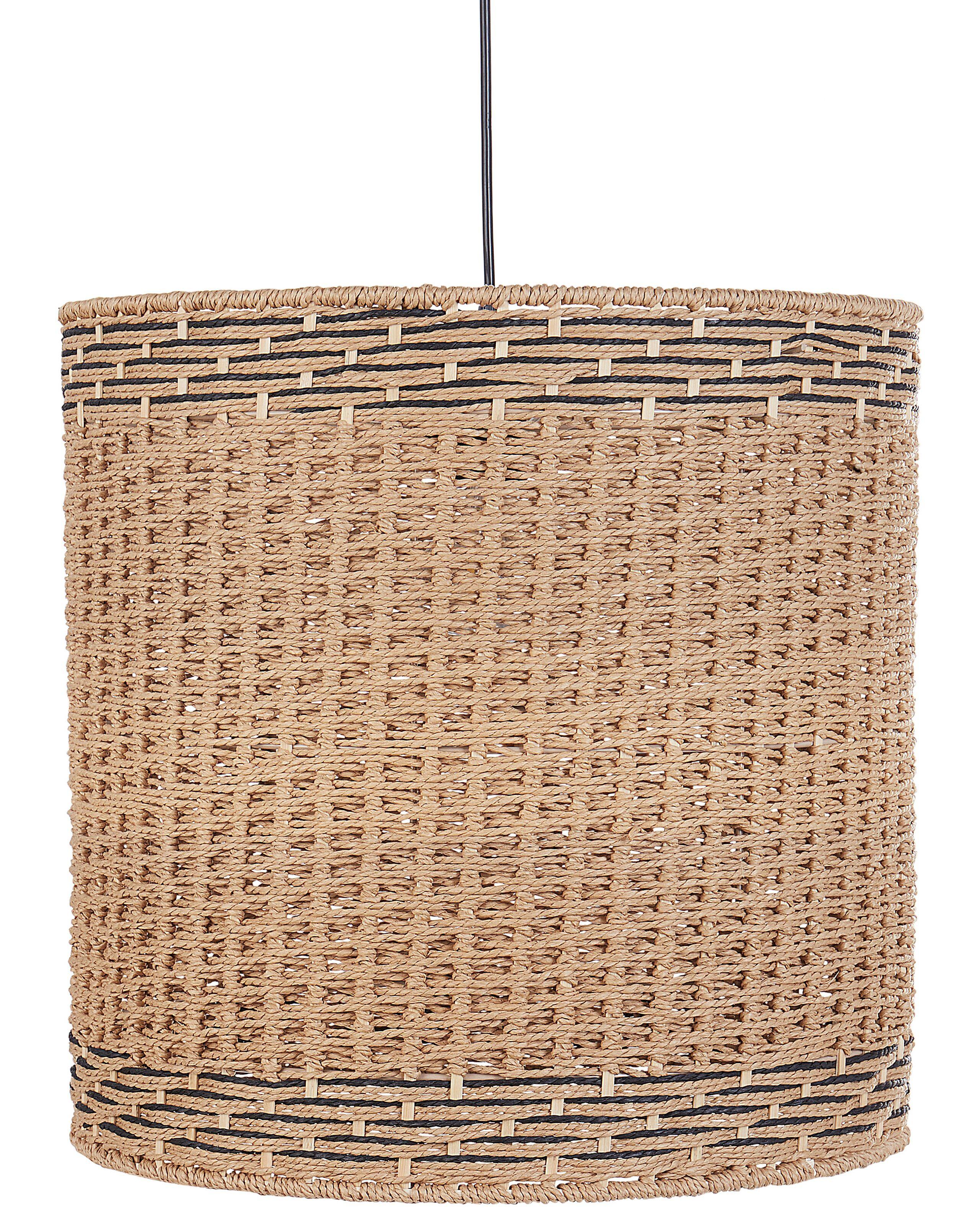 Image of Hängeleuchte aus Papierschnur Boho LUAPULA Hängeleuchte aus Papierschnur Boho LUAPULA