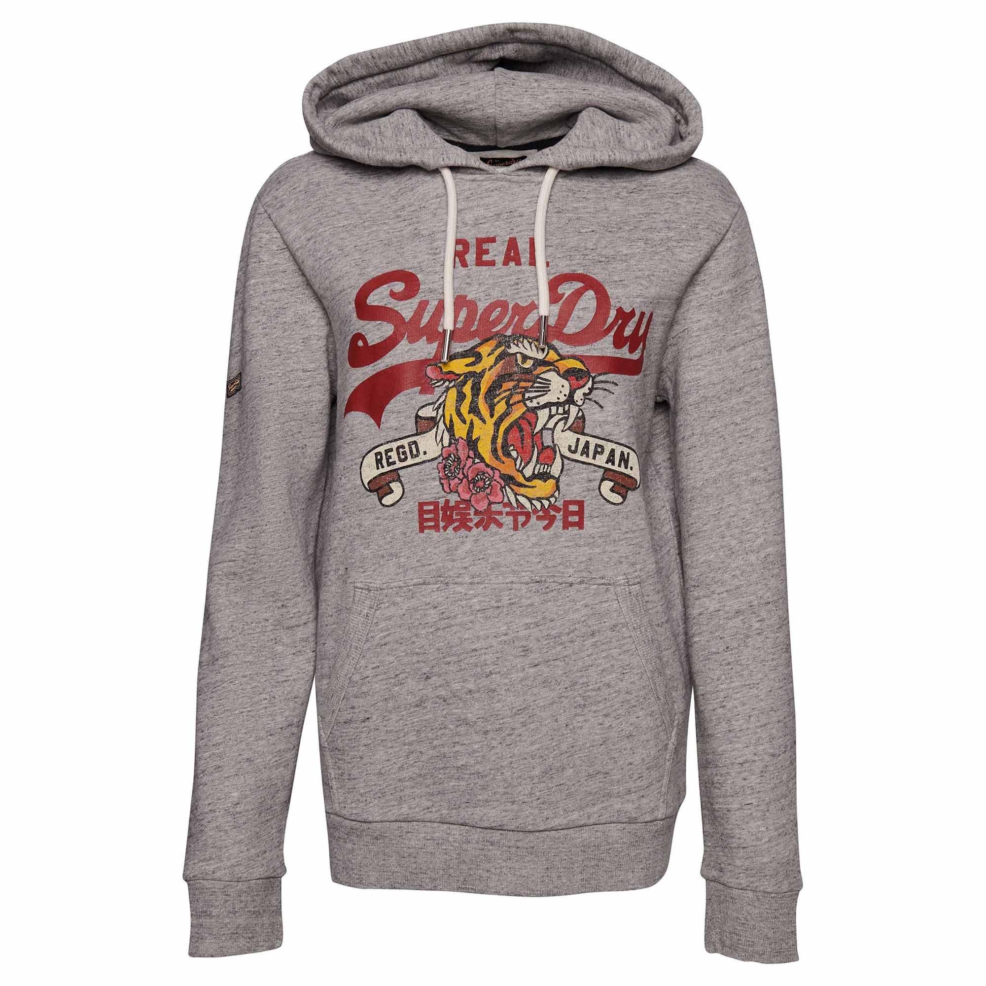 Superdry  Felpa  Vestibilità confortevole-VINTAGE NARRATIVE HOOD 