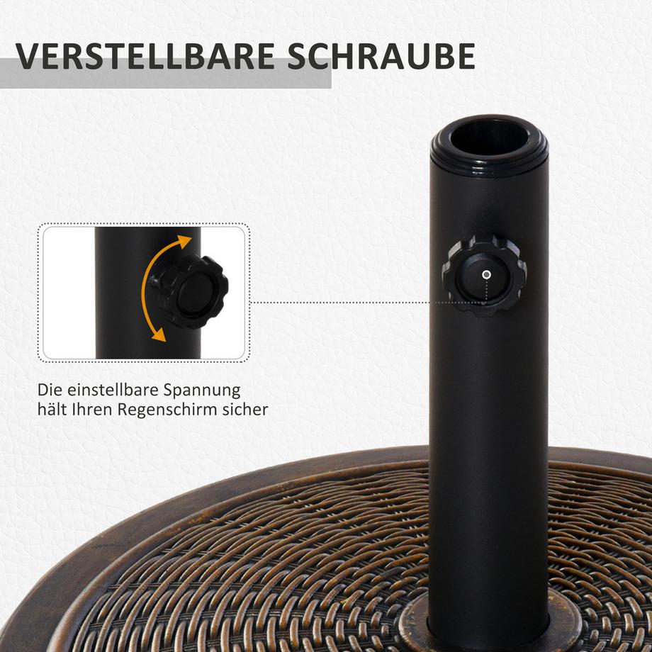 Outsunny Sonnenschirmständer  
