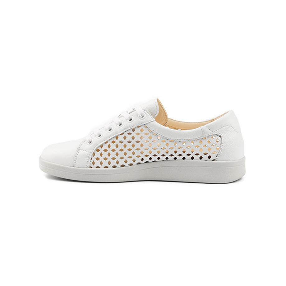 Christian Dietz Vicenza H-8.5 Sneakers in Pelle Perforata con Lacci Vicenza H-6.5 
