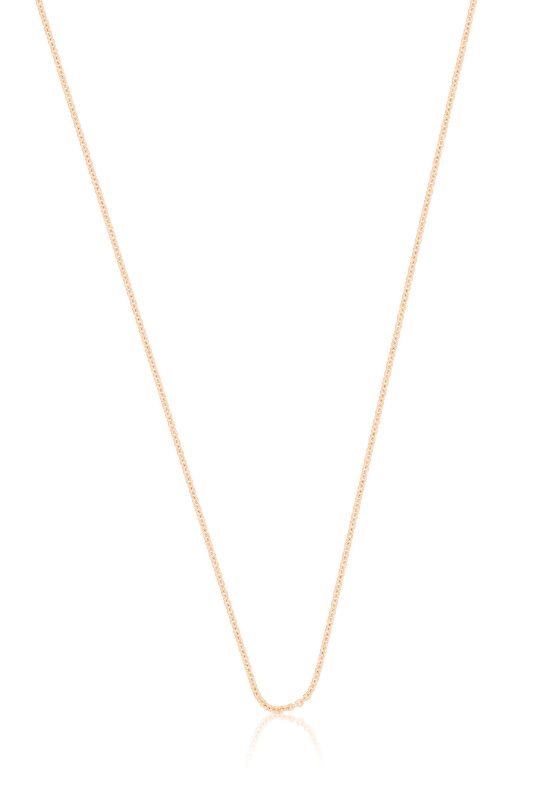 MUAU Schmuck  Collier Rundanker Rotgold 750, 1.1mm, 55cm 