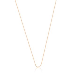 MUAU Schmuck  Collier Rundanker Rotgold 750, 1.1mm, 55cm 