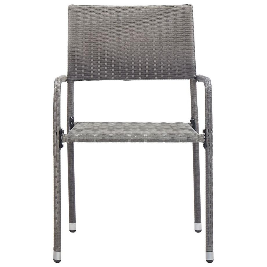 VidaXL Chaise de salle à manger de jardin rotin synthétique  