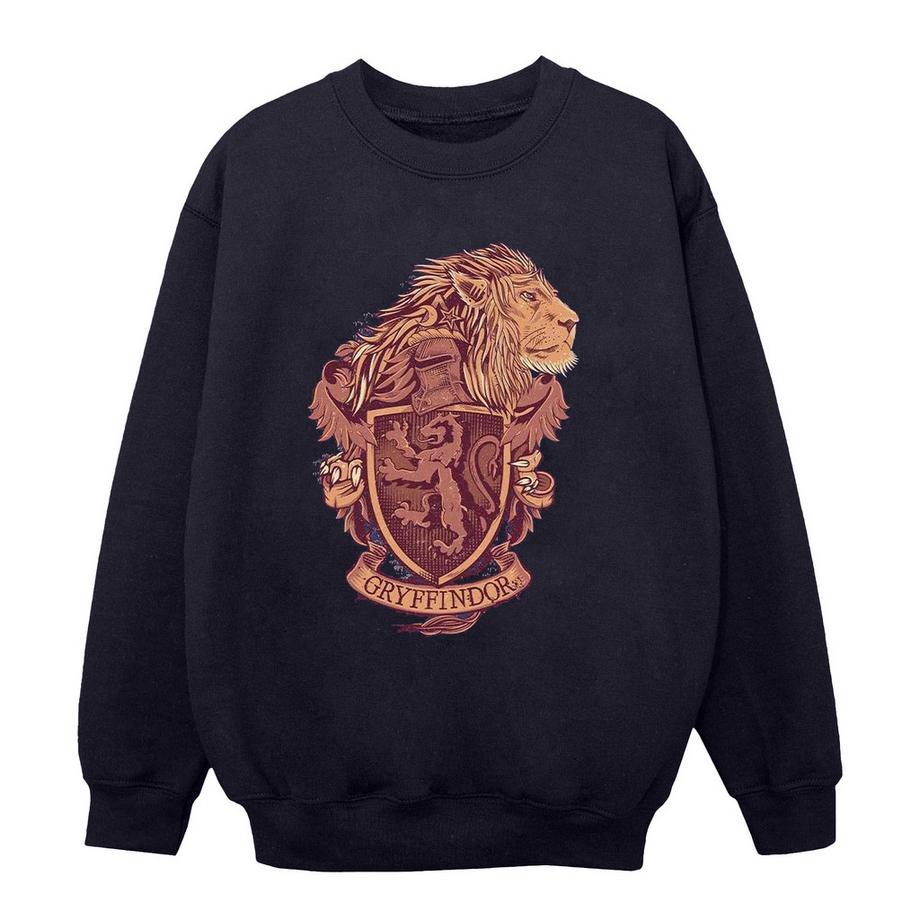 Harry Potter Gryffindor Felpa Stampata Girocollo  