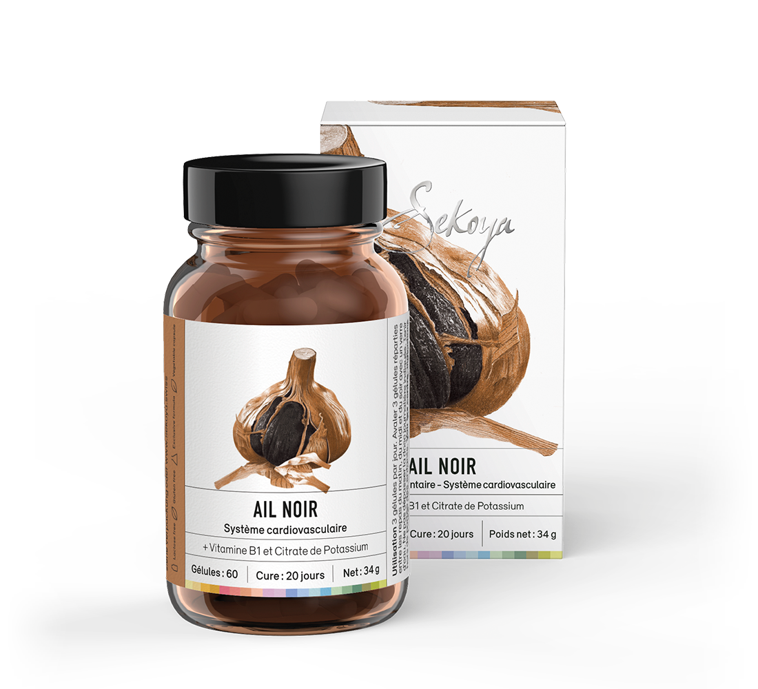Sekoya Swiss  Schwarzer Knoblauch | Unterstützung bei Bluthochdruck 