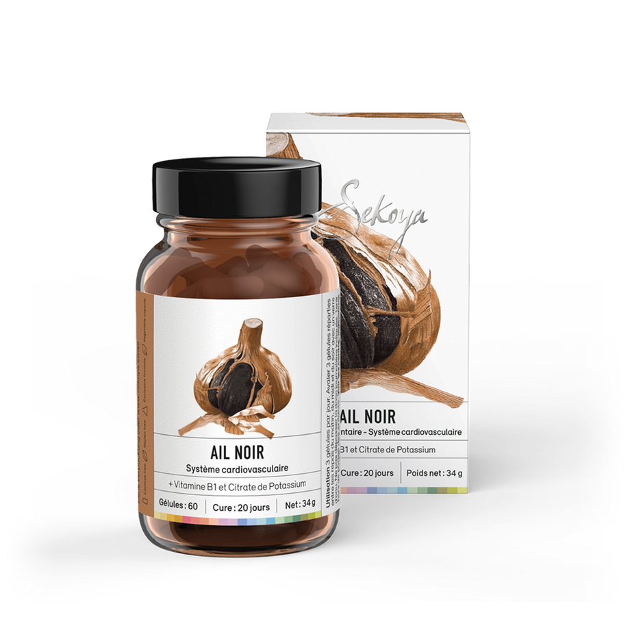 Sekoya Swiss  Schwarzer Knoblauch | Unterstützung bei Bluthochdruck 