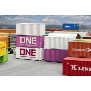 FALLER  H0 20' Container ONE, 5er-Set 