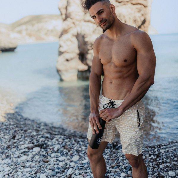 Image of Dazzers Badeshorts - Summer Herren Gelb S