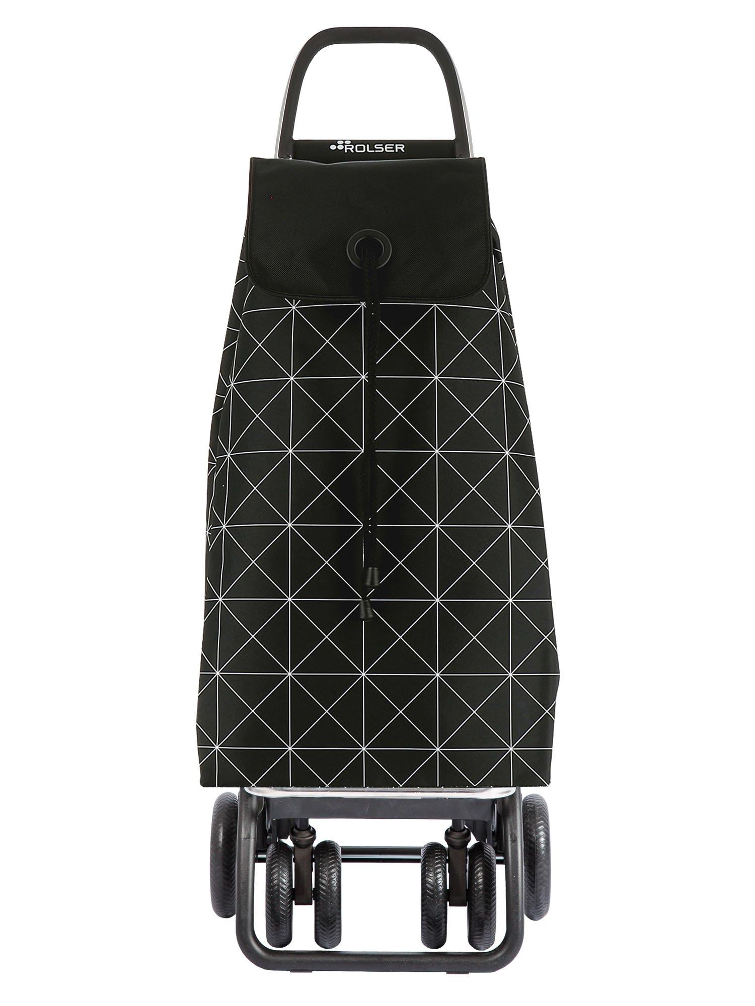 Image of ROLSER TROLLEY IMAX STAR 4 LT SCHWARZ/WEISS (IMX370_NB) TROLLEY IMAX STAR 4 LT SCHWARZ/WEISS (IMX370_NB)