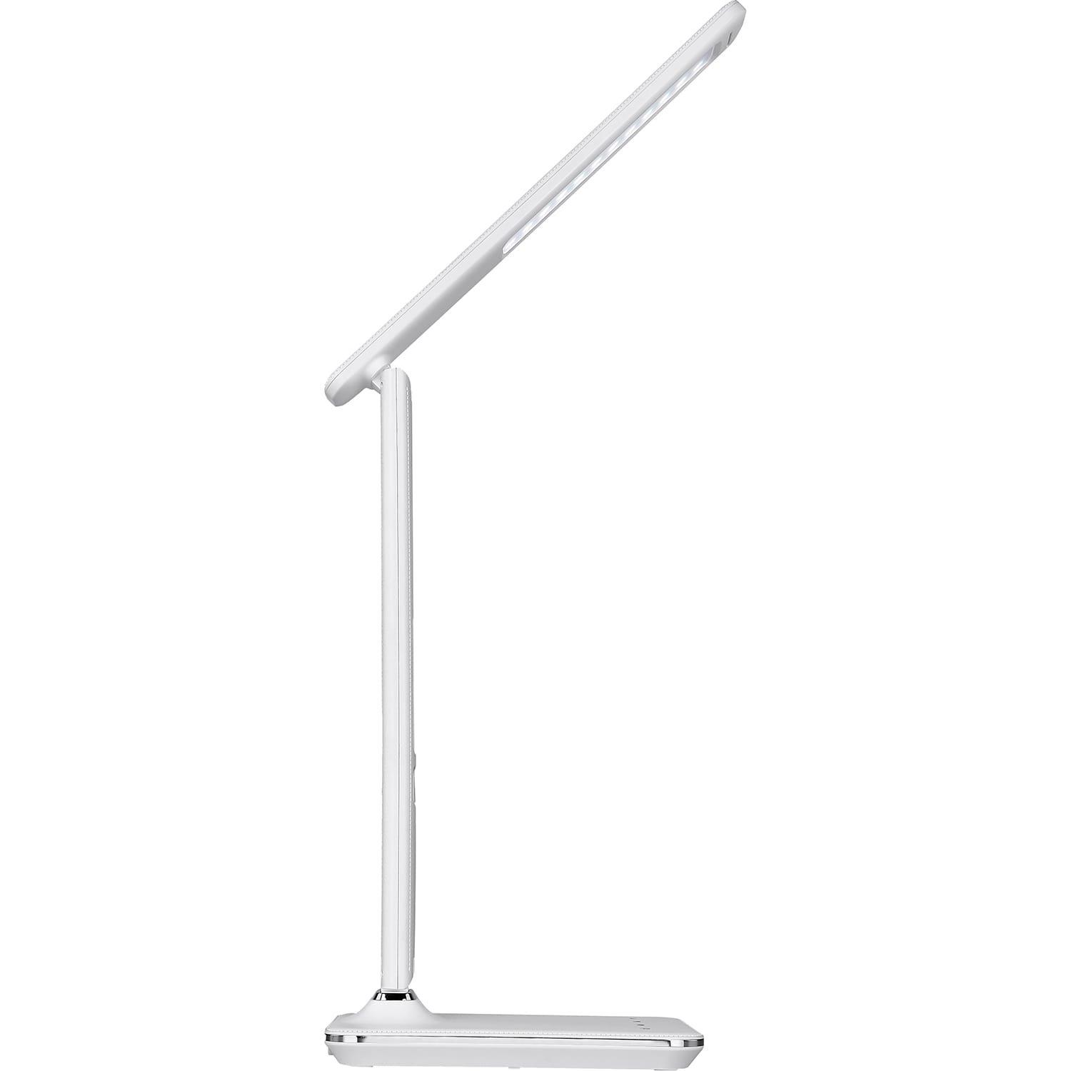 mutoni Lampe de table Tanna en plastique blanc 1xLED  