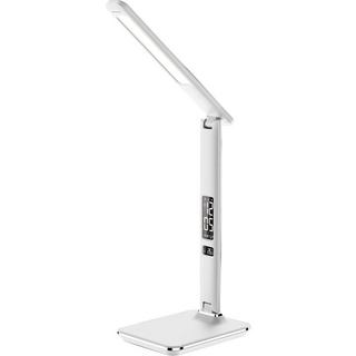 mutoni Lampada da tavolo Tanna in plastica bianca 1xLED  