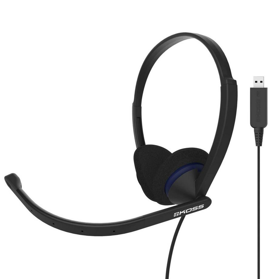 KOSS Casque CS200-USB Micro supra-auriculaire Noir