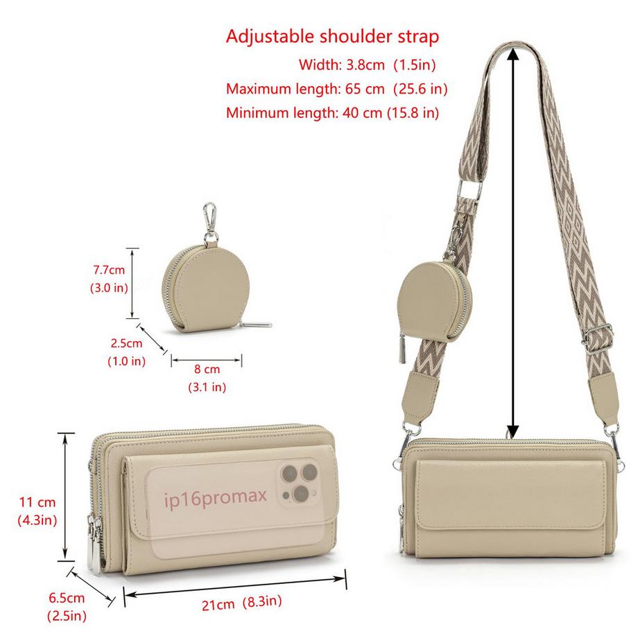 Only-bags.store Petit Sac à Main avec Bandoulière à Motifs  