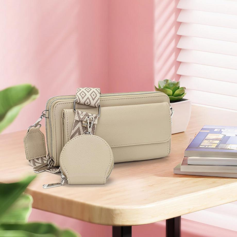 Only-bags.store Petit Sac à Main avec Bandoulière à Motifs  