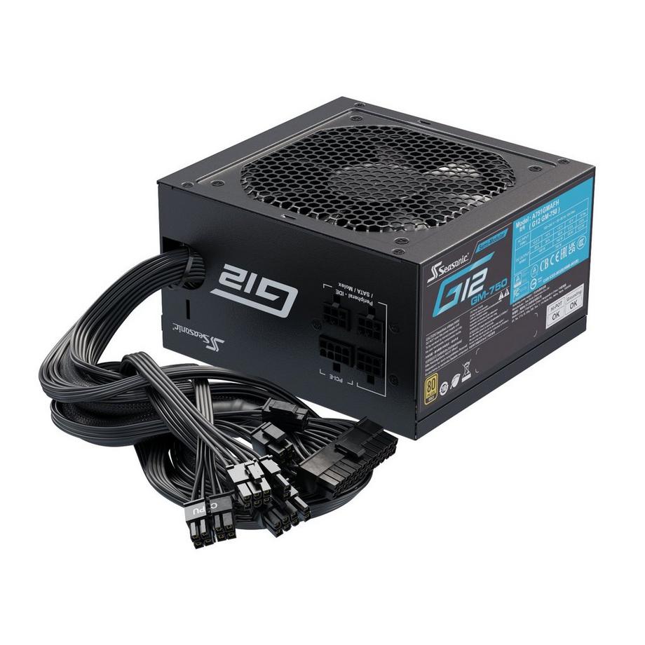 Seasonic  G12-GM-750 alimentatore per computer 750 W 20+4 pin ATX ATX Nero 