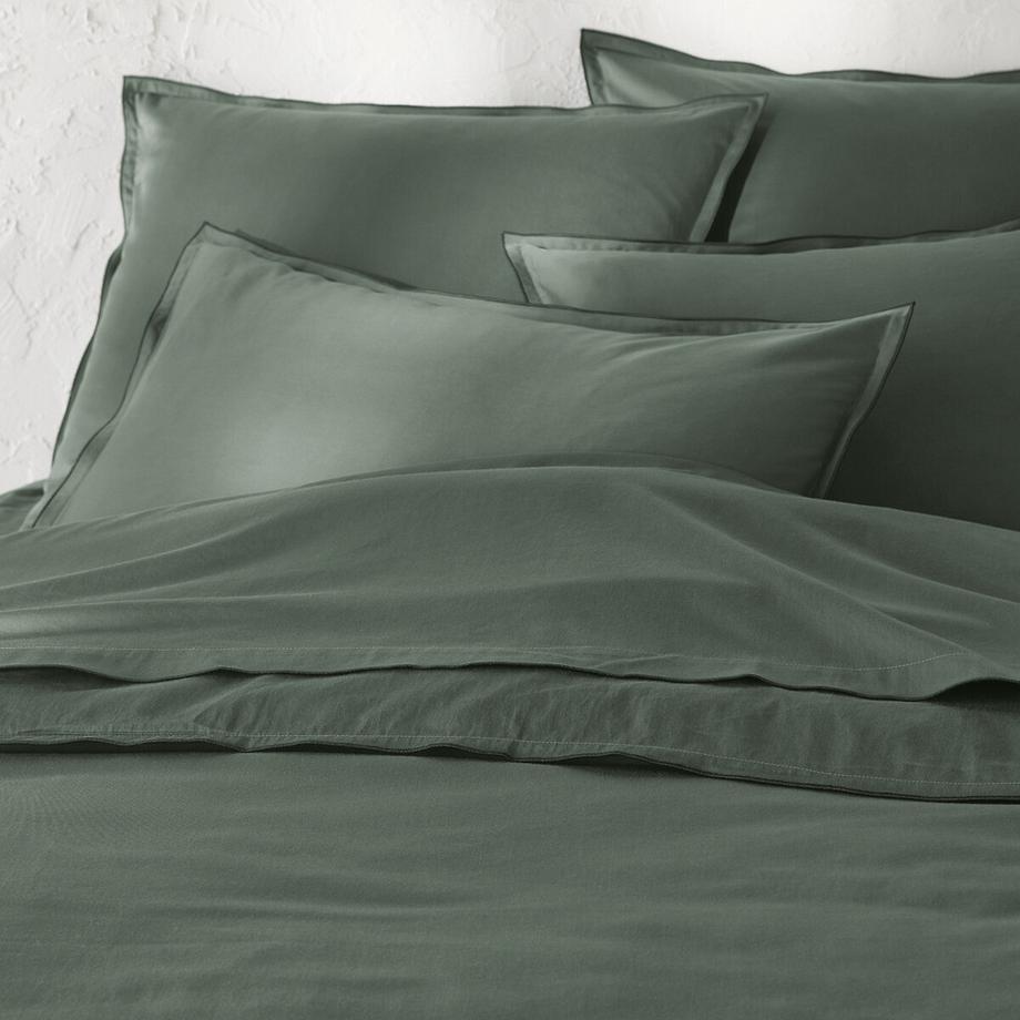 La Redoute Intérieurs Victor Uni Satin de Coton Taie d'Oreiller  