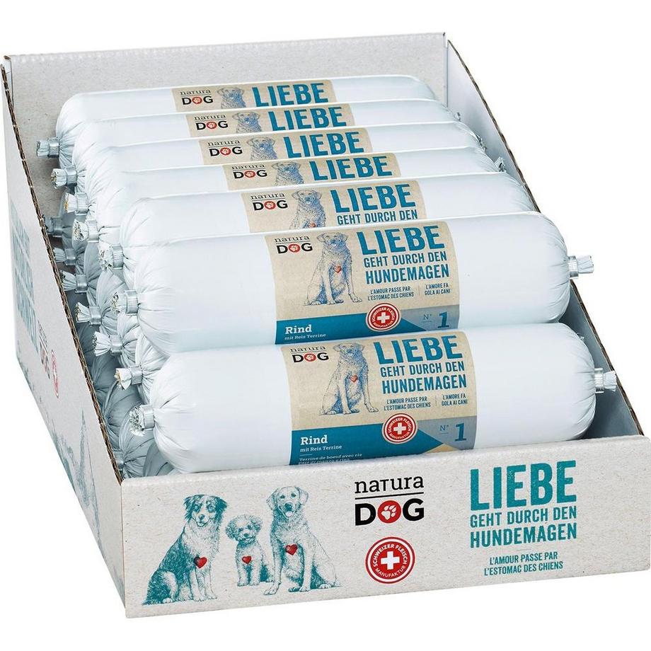 NaturaDog  Viande de bœuf aux riz, 400g 