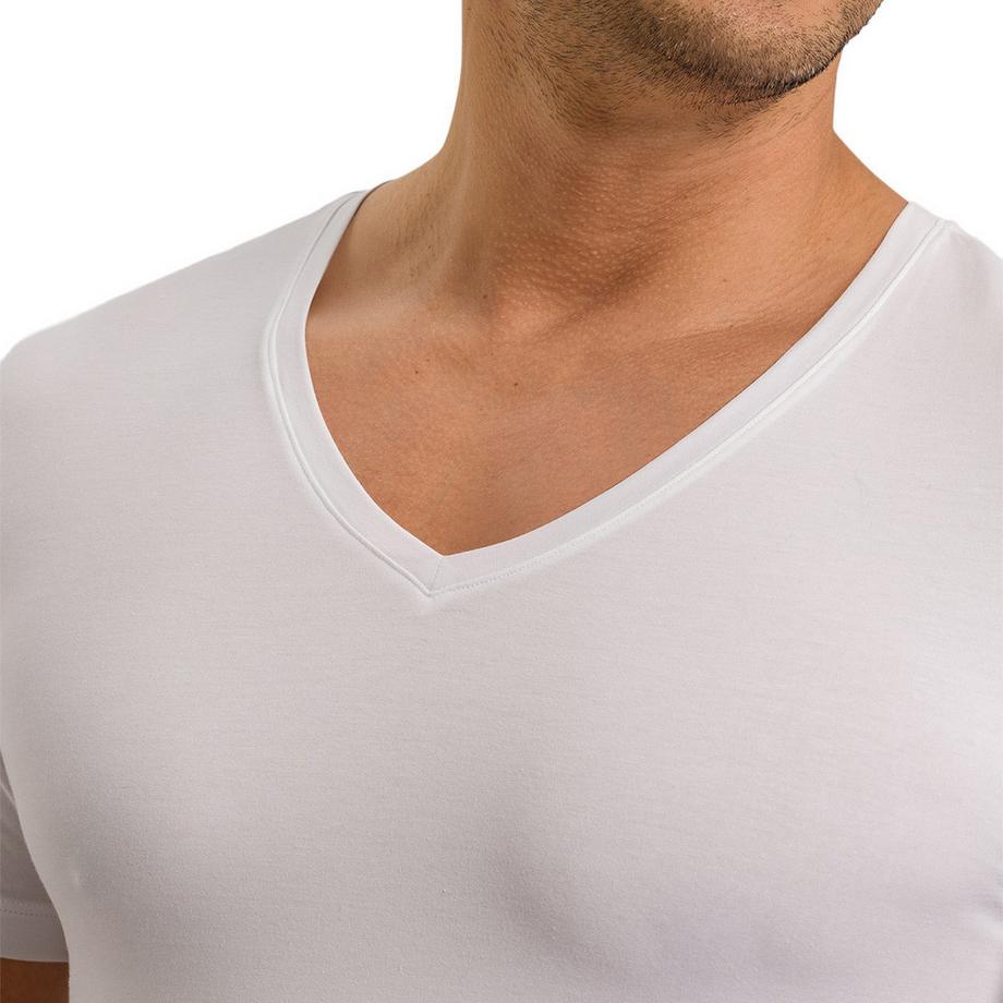 HANRO Cotton Superior V-Shirt  