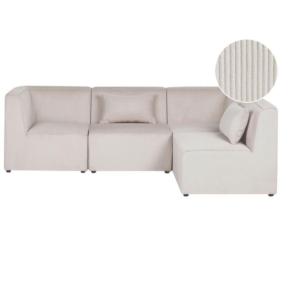 Linksseitiges Ecksofa aus Cord  LEMVIG