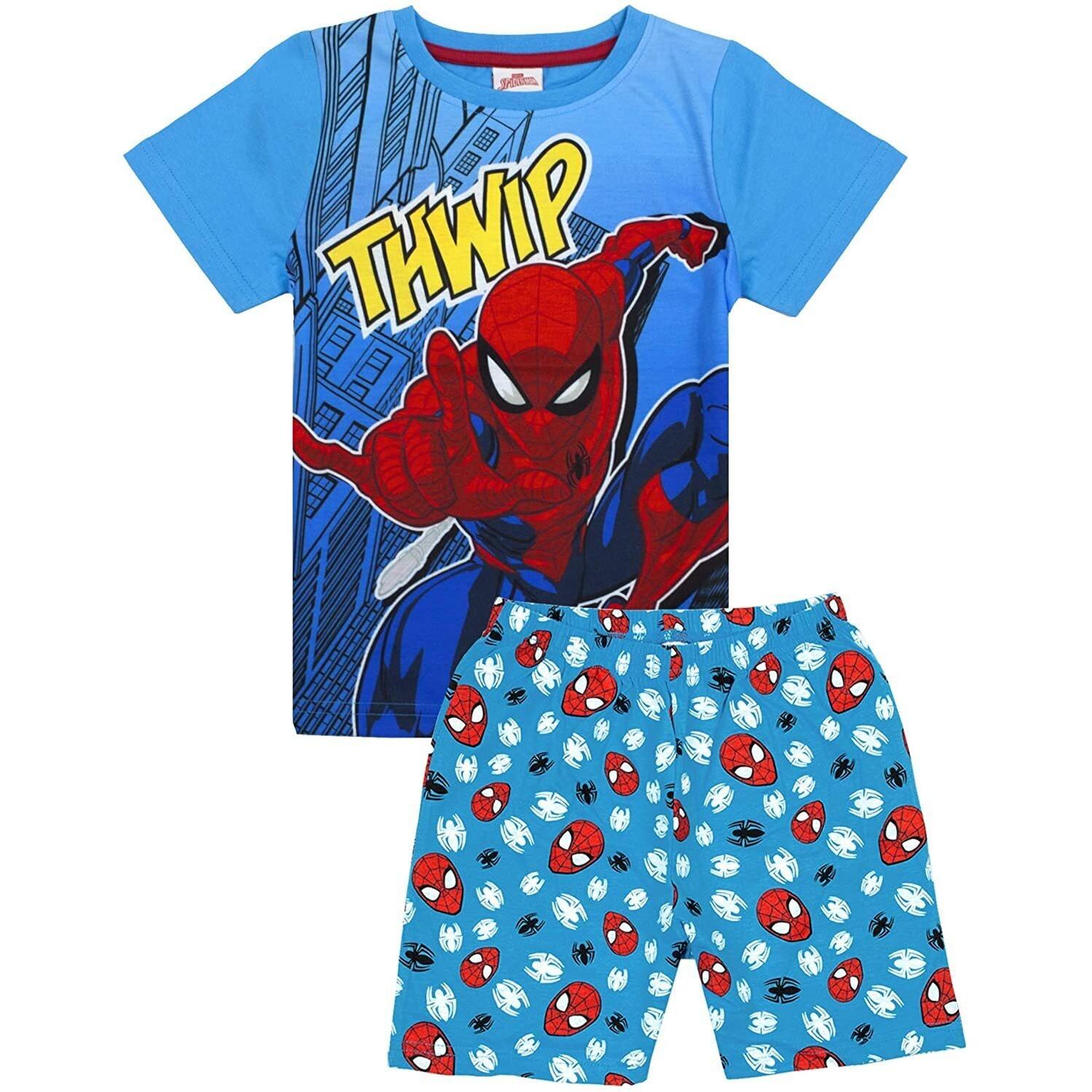 Spider-Man  Thwamm Schlafanzug mit Shorts 