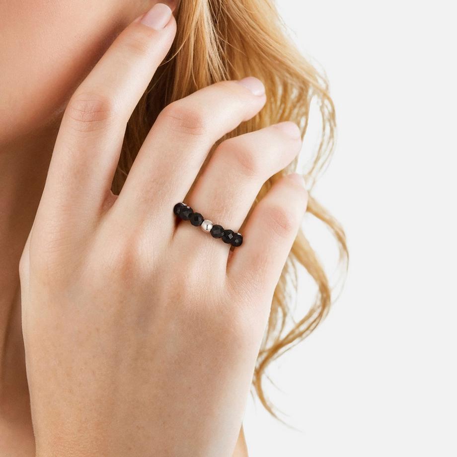 Glanzstücke München  Ring Edelstahl Achat 