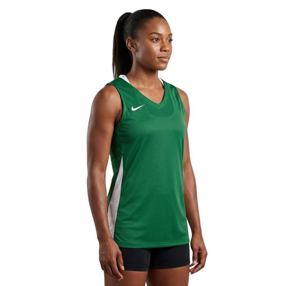 NIKE Maillot Sans Manches Col V et Panneau Contrasté  