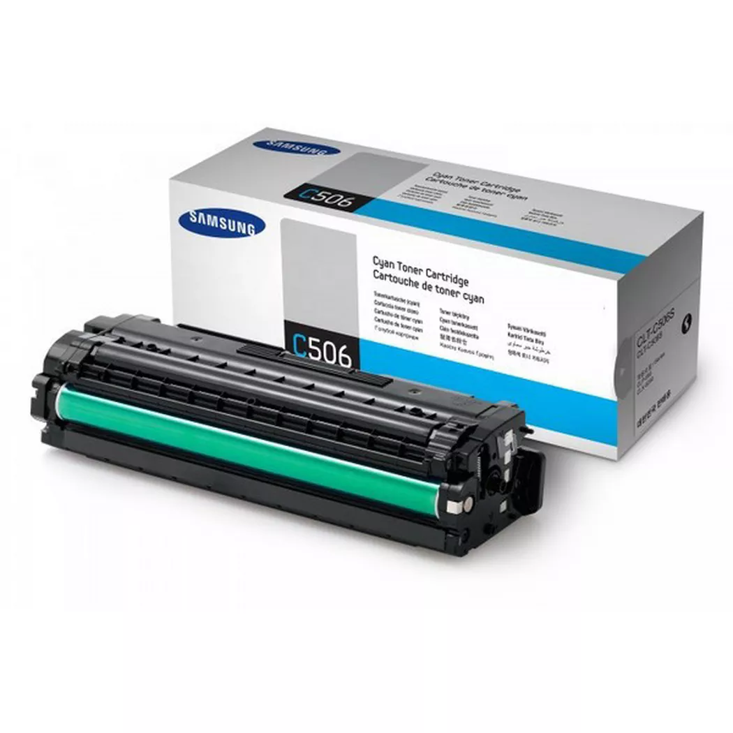 Hewlett-Packard – SAMSUNG Toner-Modul HY cyan SU038A CLP 680ND 3500 Seiten, Grün, One Size