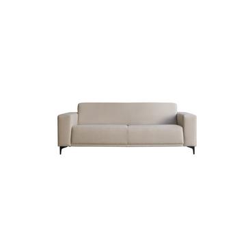 3-Sitzer-Sofa mit ecrufarbenem Stoffbezug Lars