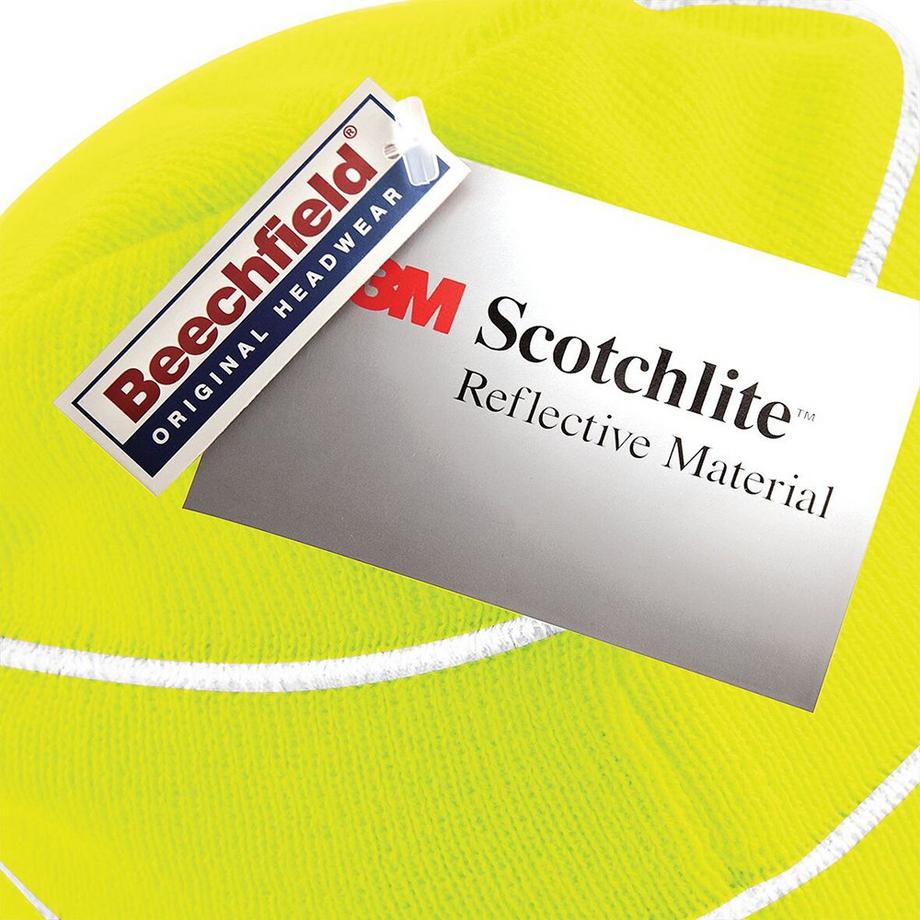 Beechfield Bonnet HiVis Hiver Tricoté  
